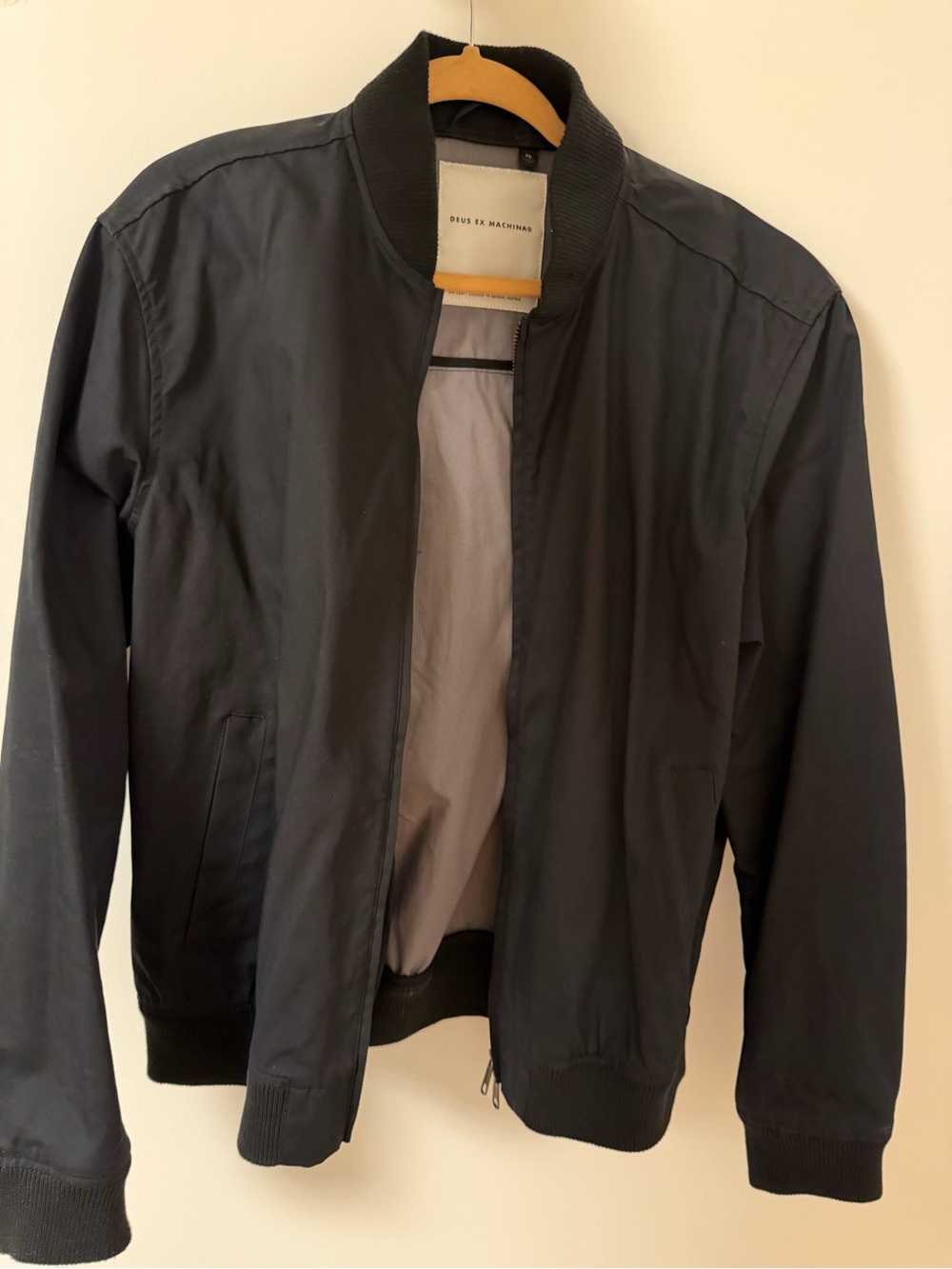 Deus Ex Machina Black Bomber Jacket - Men